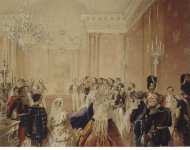 Zichy Mihaly Congratulations to Alexander II from the Corps Diplomatique on 1 January 1863 - Hermitage